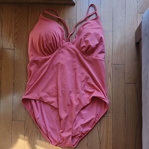 Swimsuits For All Bold Coral Swimwear- Women's SIZE 20